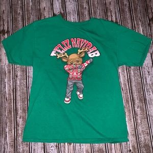 Hard Ten Clothing XL Boys Feliz Navidab Reindeer